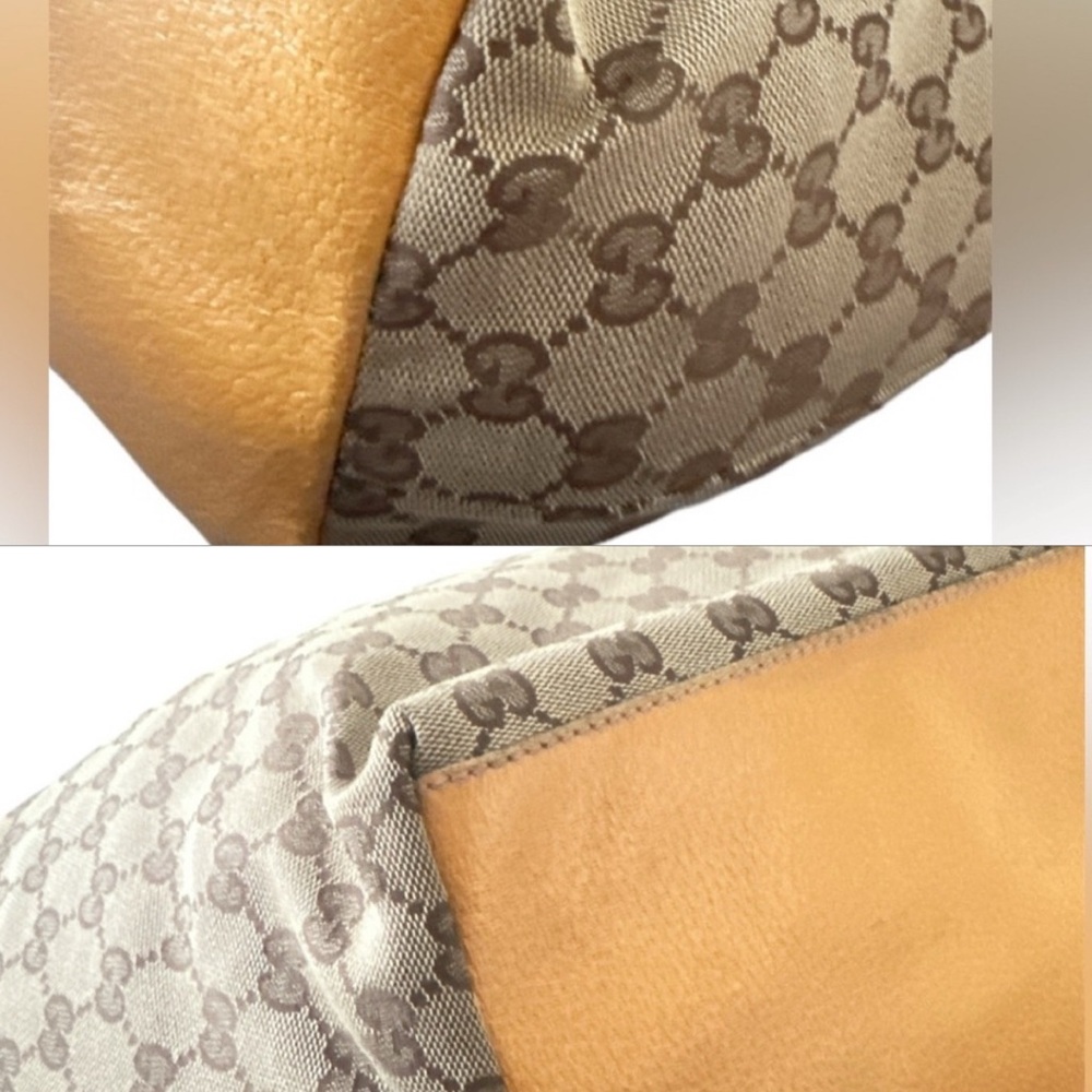 GUCCI GG Canvas Medium Web Tote - Picture 8 of 8